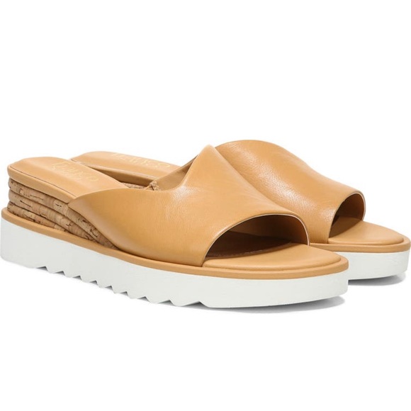 Franco Sarto | Shoes | Nwob Franco Sarto Chazz Slide Sandal 75 Camel |  Poshmark